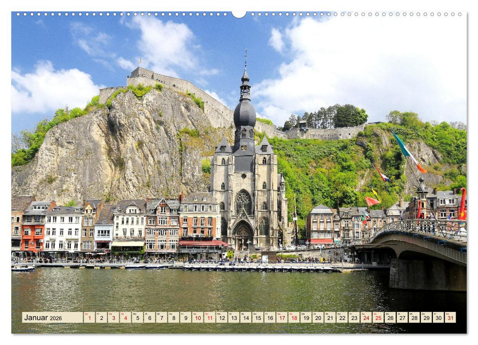 Schönste Städte in Belgien (CALVENDO Premium Wandkalender 2026)