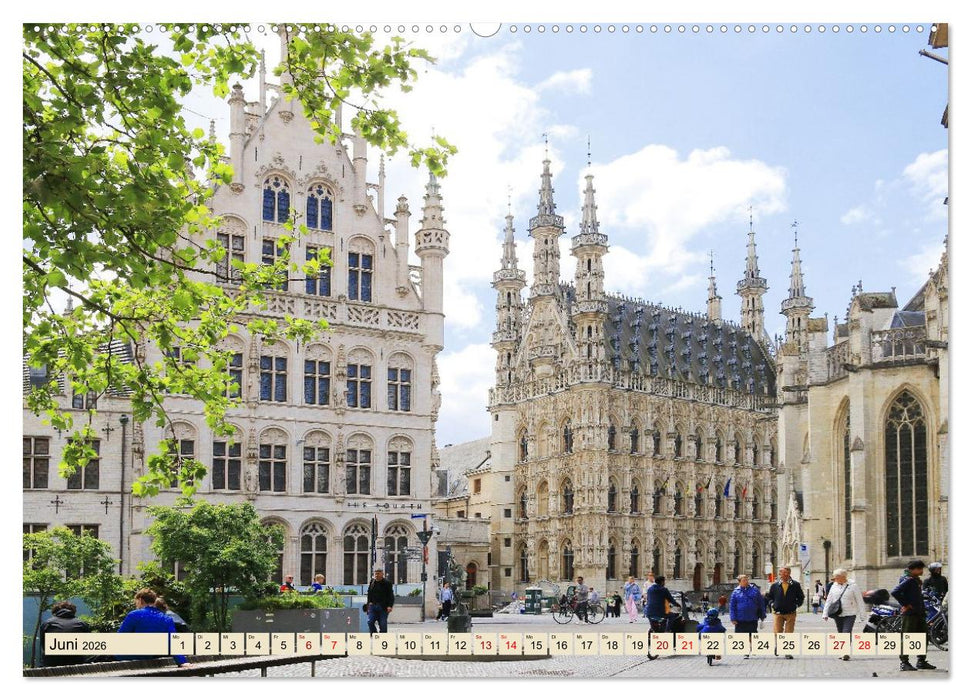 Schönste Städte in Belgien (CALVENDO Premium Wandkalender 2026)