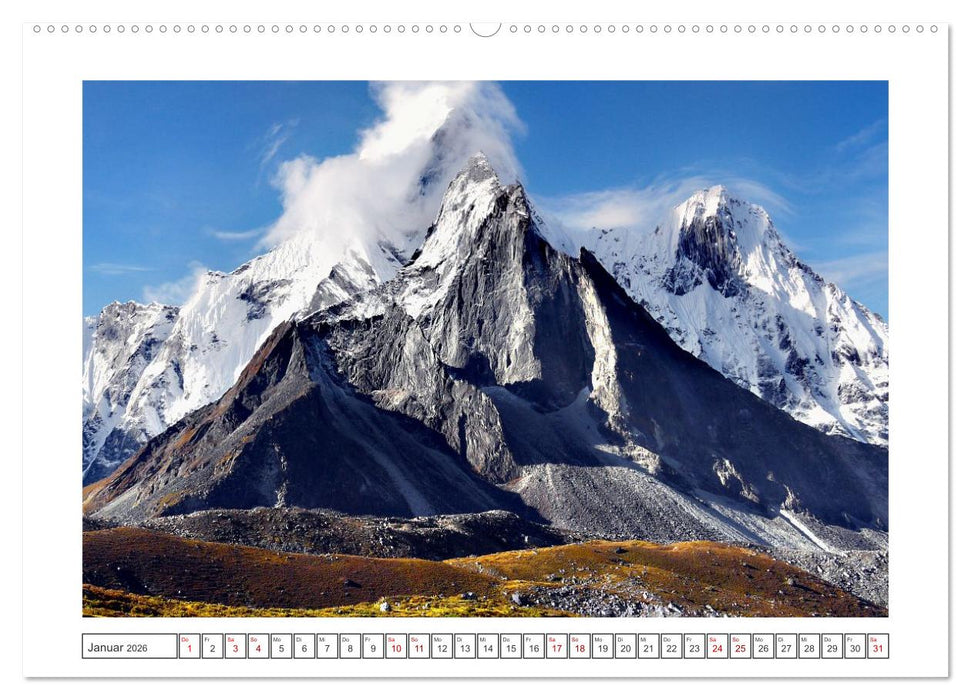 Himalaya - Bergparadies (CALVENDO Premium Wandkalender 2026)