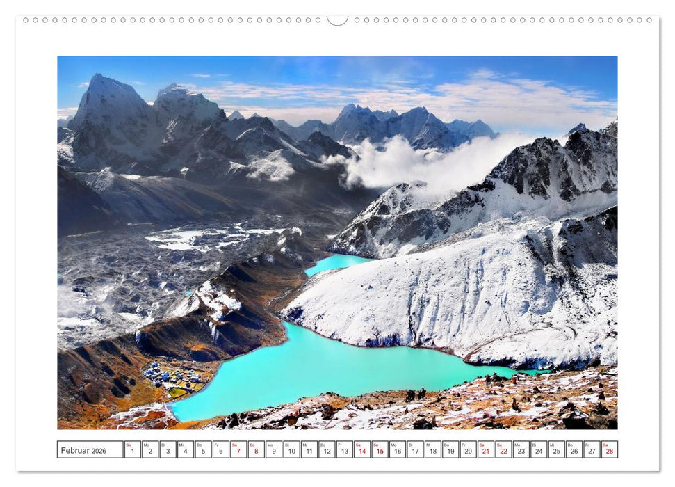 Himalaya - Bergparadies (CALVENDO Premium Wandkalender 2026)