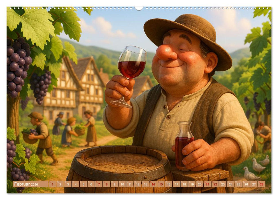 Im Mittelalter handgemacht (CALVENDO Wandkalender 2026)