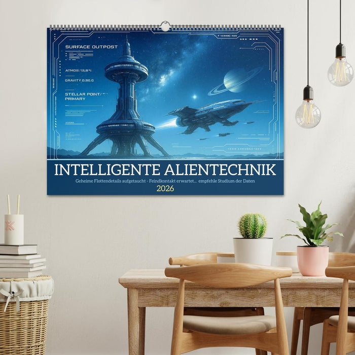 Intelligente Alientechnik (CALVENDO Wandkalender 2026)