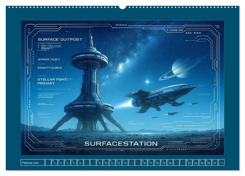 Intelligente Alientechnik (CALVENDO Premium Wandkalender 2026)