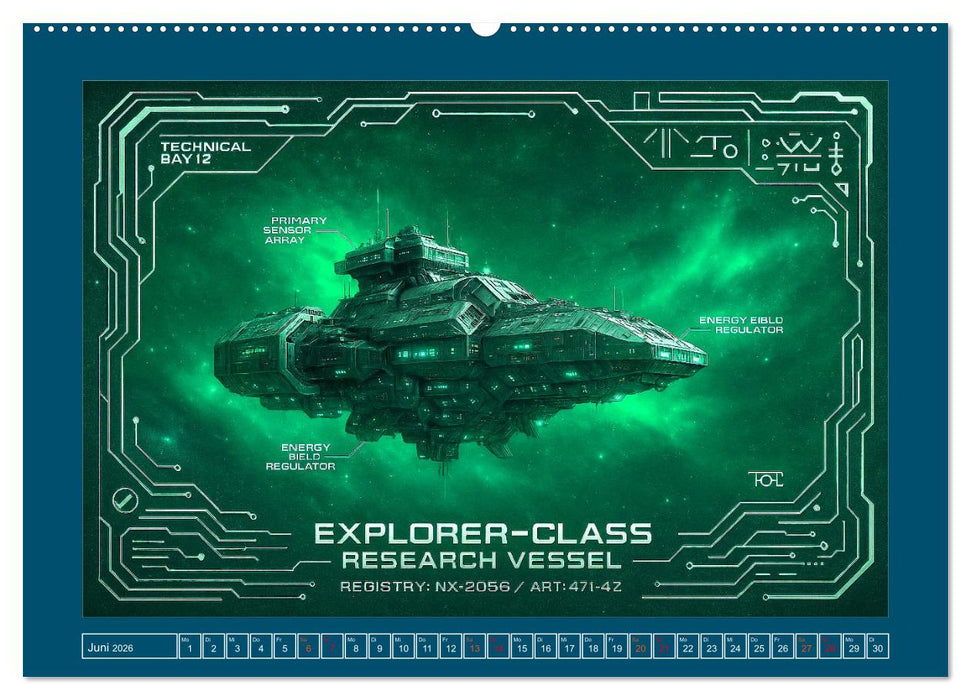 Intelligente Alientechnik (CALVENDO Premium Wandkalender 2026)