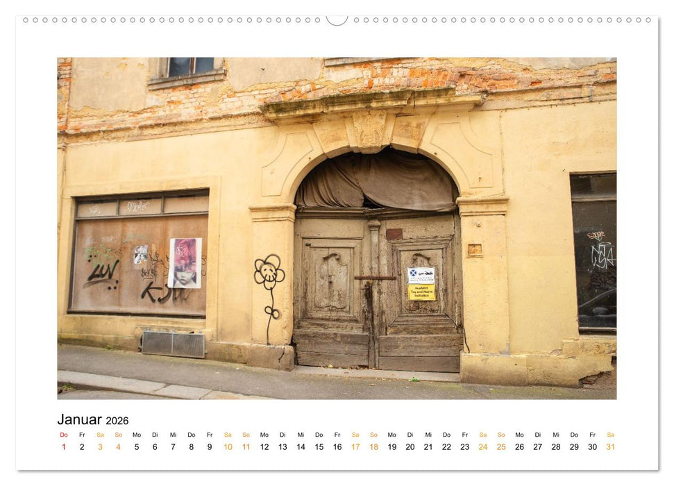Fugen, Falten, Fassaden – Zittaus stille Zeugen (CALVENDO Wandkalender 2026)