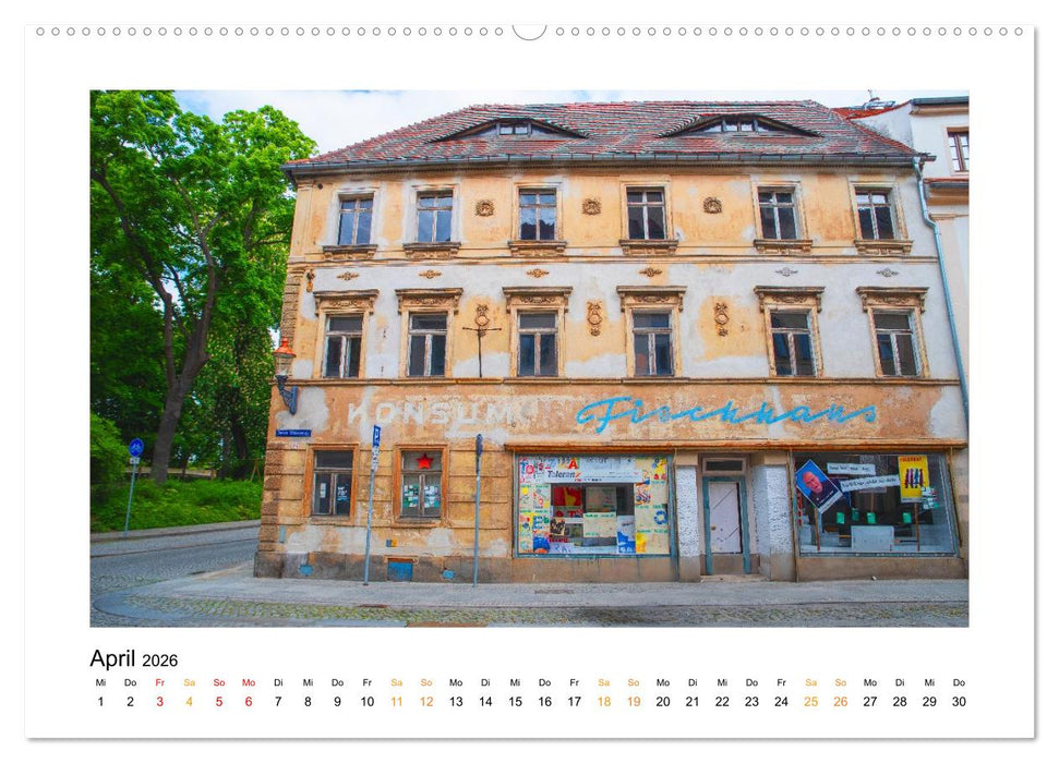 Fugen, Falten, Fassaden – Zittaus stille Zeugen (CALVENDO Wandkalender 2026)