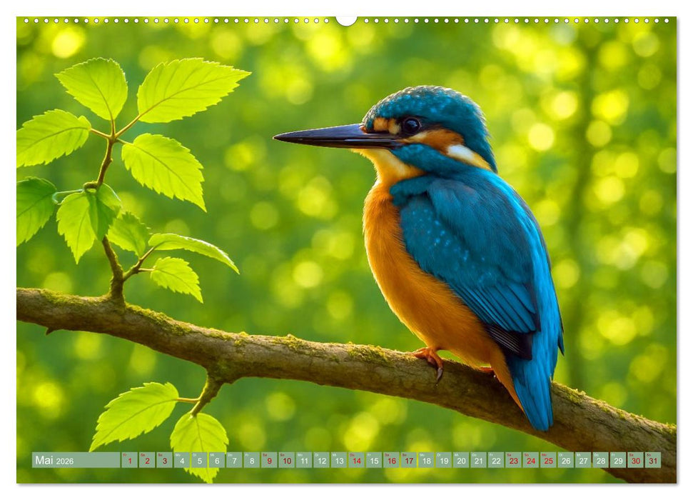 Eisvogelträume am Wasser (CALVENDO Wandkalender 2026)