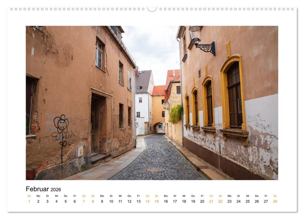 Fugen, Falten, Fassaden – Zittaus stille Zeugen (CALVENDO Premium Wandkalender 2026)