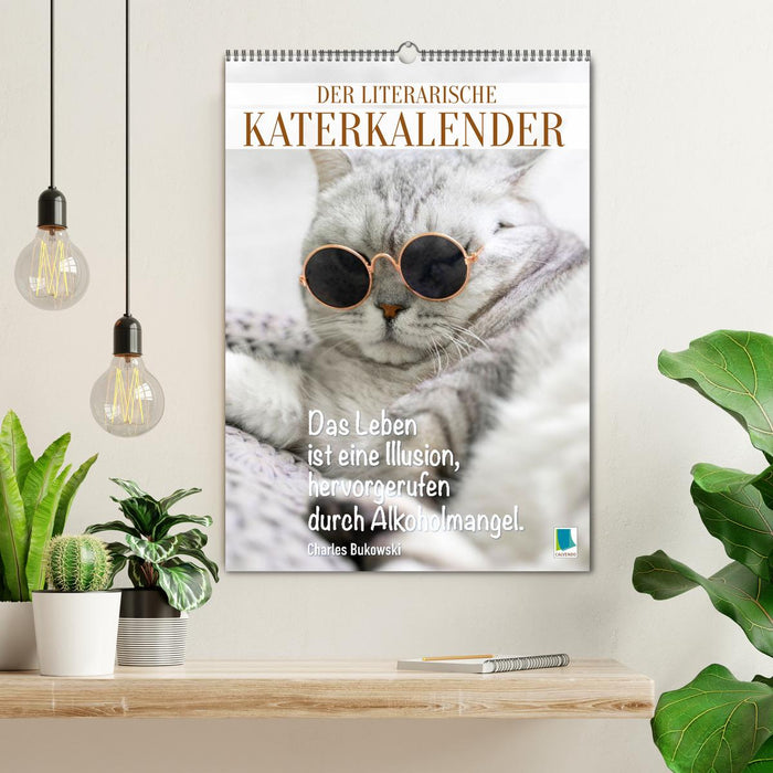 Der literarische Katerkalender (CALVENDO Wandkalender 2026)