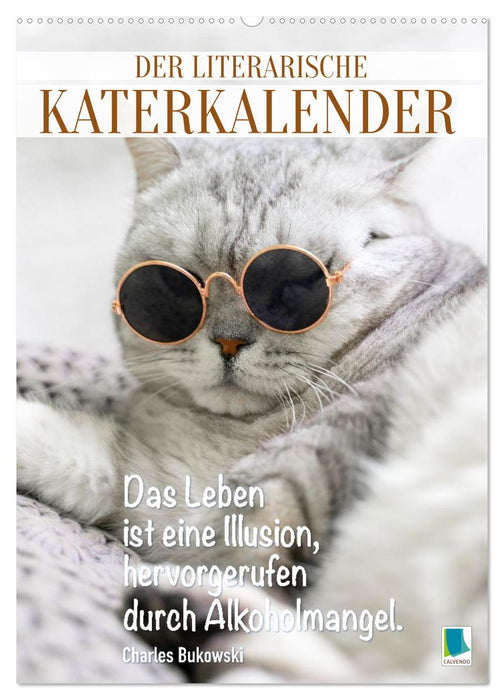Der literarische Katerkalender (CALVENDO Wandkalender 2026)