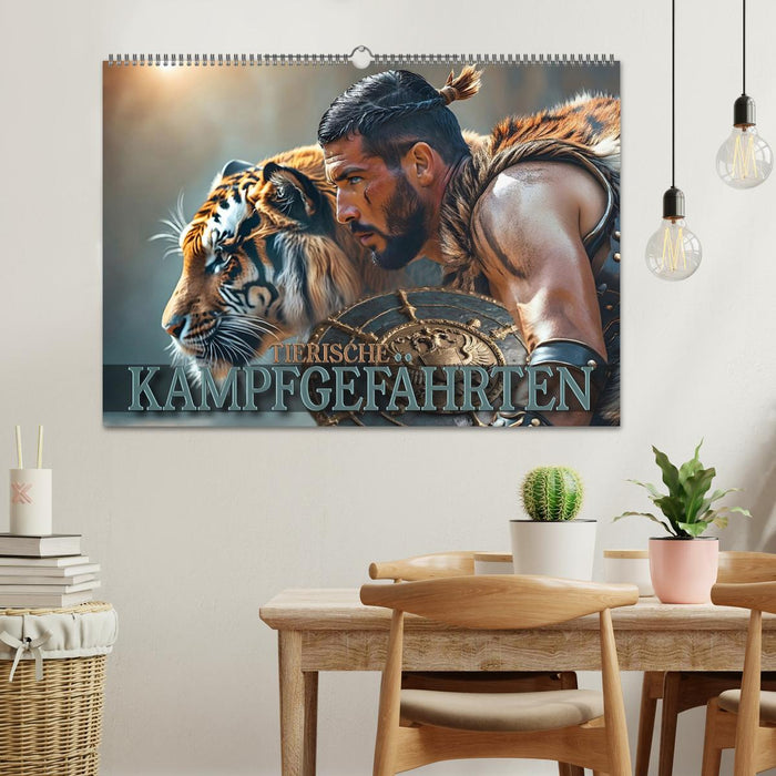 Tierische Kampfgefährten (CALVENDO Wandkalender 2026)