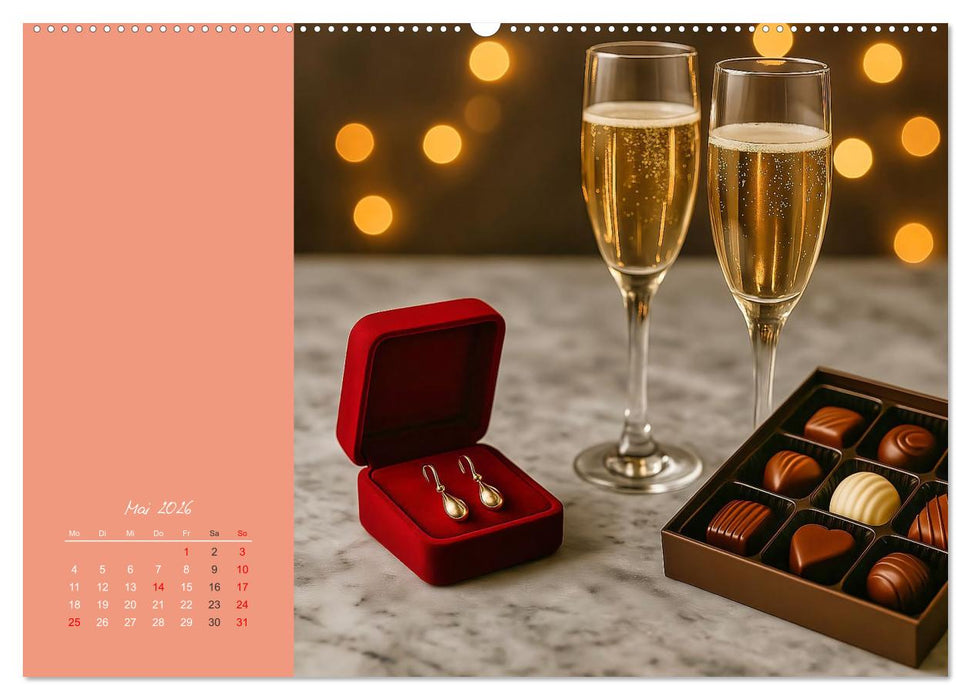 Sag's mit Schokolade (CALVENDO Wandkalender 2026)