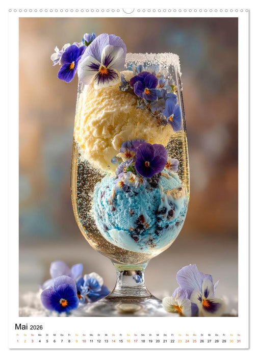 Lecker Eis (CALVENDO Premium Wandkalender 2026)