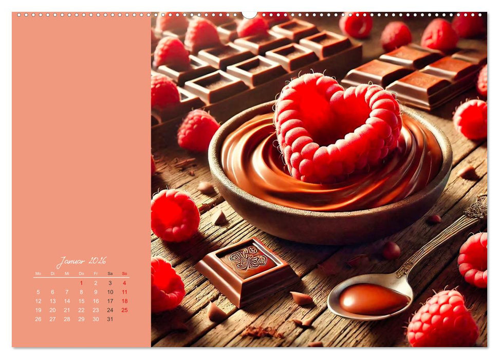 Sag's mit Schokolade (CALVENDO Premium Wandkalender 2026)