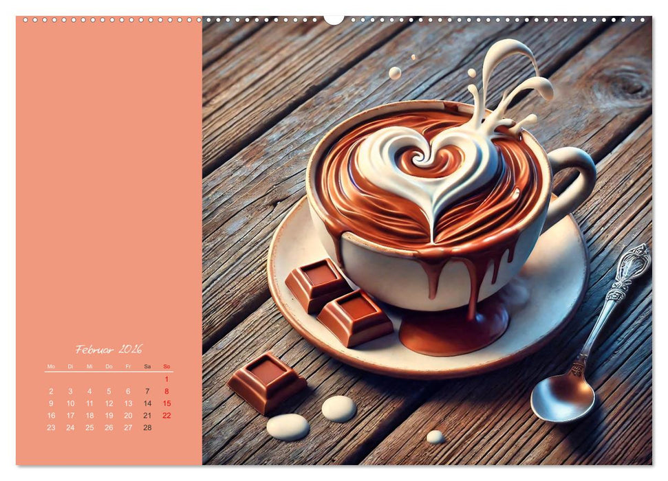 Sag's mit Schokolade (CALVENDO Premium Wandkalender 2026)