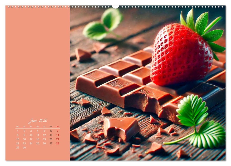Sag's mit Schokolade (CALVENDO Premium Wandkalender 2026)