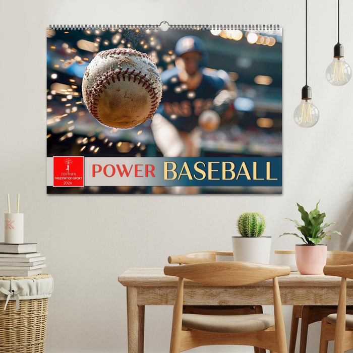 Power Baseball (CALVENDO Wandkalender 2026)
