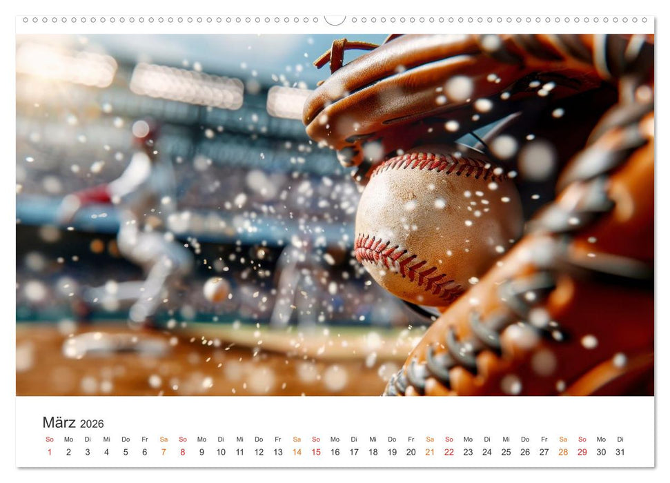 Power Baseball (CALVENDO Wandkalender 2026)