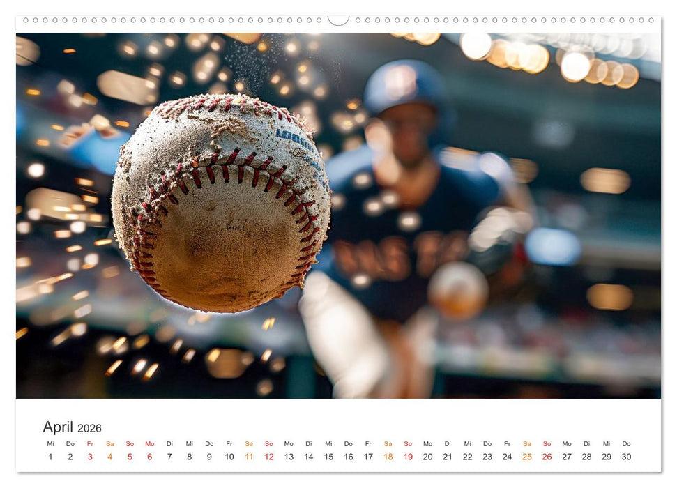 Power Baseball (CALVENDO Wandkalender 2026)