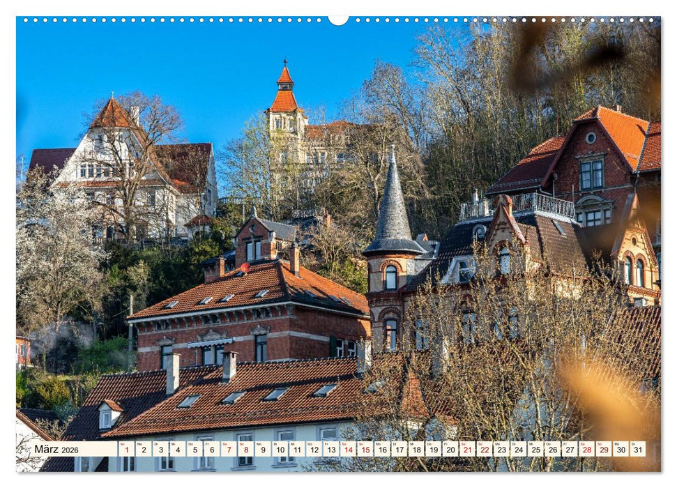 Tübingen - Schwäbische Perle am Neckar (CALVENDO Wandkalender 2026)