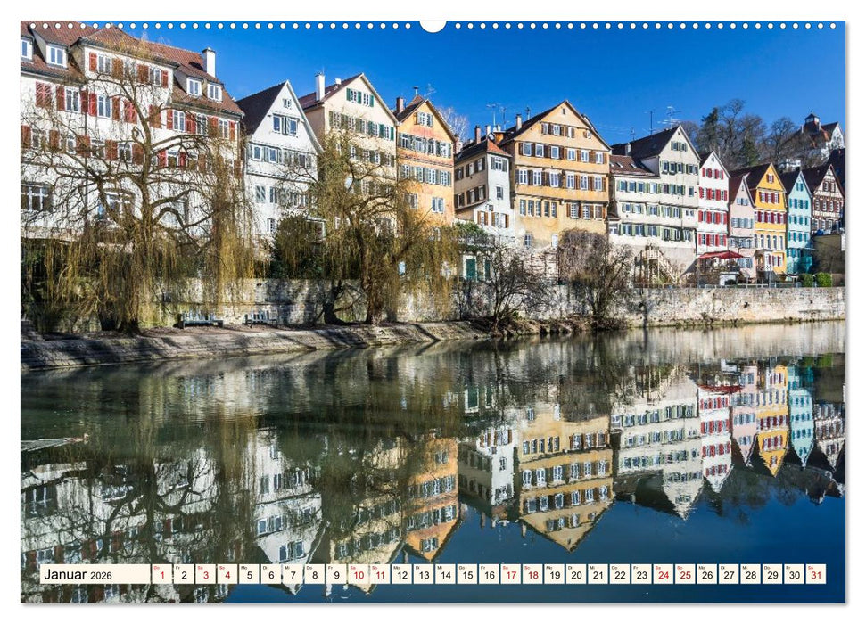 Tübingen - Schwäbische Perle am Neckar (CALVENDO Premium Wandkalender 2026)