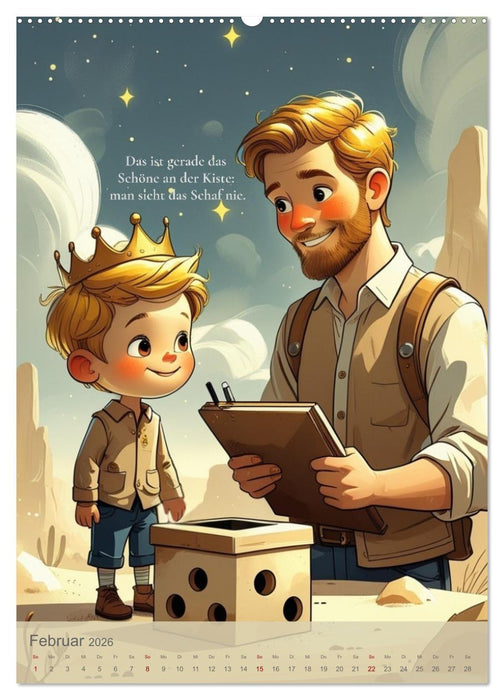 Man sieht nur mit dem Herzen gut – Über Liebe, Verantwortung und kleine Planeten (CALVENDO Wandkalender 2026)