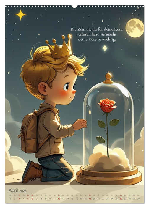 Man sieht nur mit dem Herzen gut – Über Liebe, Verantwortung und kleine Planeten (CALVENDO Premium Wandkalender 2026)