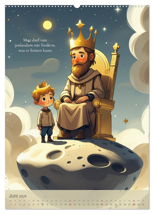 Man sieht nur mit dem Herzen gut – Über Liebe, Verantwortung und kleine Planeten (CALVENDO Premium Wandkalender 2026)