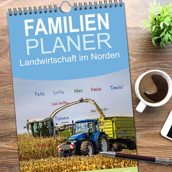Landwirtschaft im Norden (CALVENDO Familienplaner 2026)