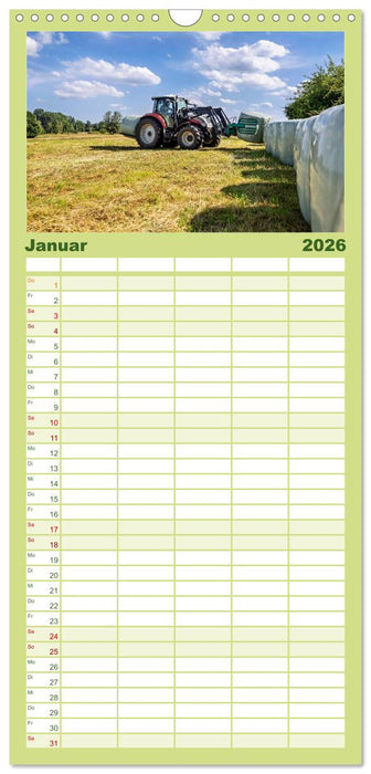 Landwirtschaft im Norden (CALVENDO Familienplaner 2026)