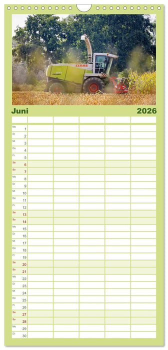 Landwirtschaft im Norden (CALVENDO Familienplaner 2026)