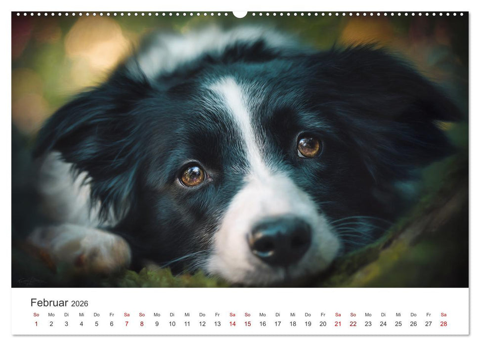 Schön, schlau, schnell! - Der Border Collie - Kalender (CALVENDO Wandkalender 2026)