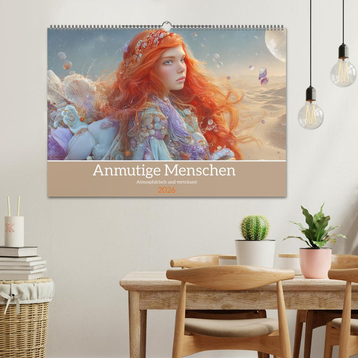 Anmutige Menschen - Atmosphärisch und verträumt (CALVENDO Wandkalender 2026)