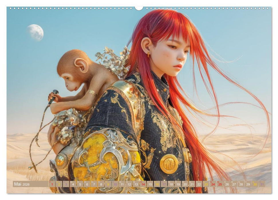 Anmutige Menschen - Atmosphärisch und verträumt (CALVENDO Wandkalender 2026)