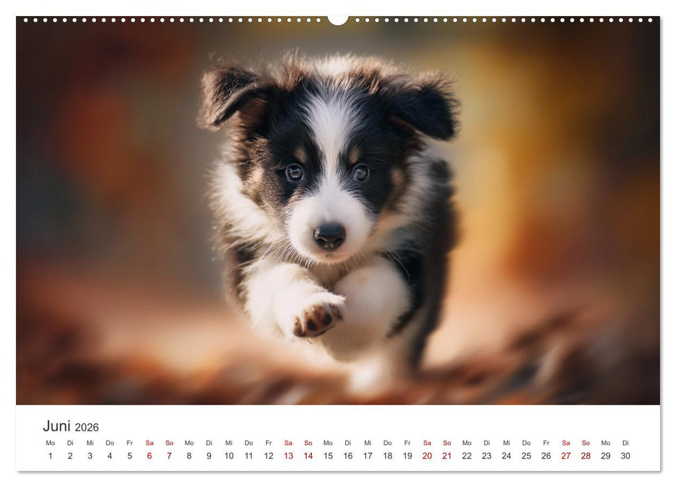 Schön, schlau, schnell! - Der Border Collie - Kalender (CALVENDO Premium Wandkalender 2026)