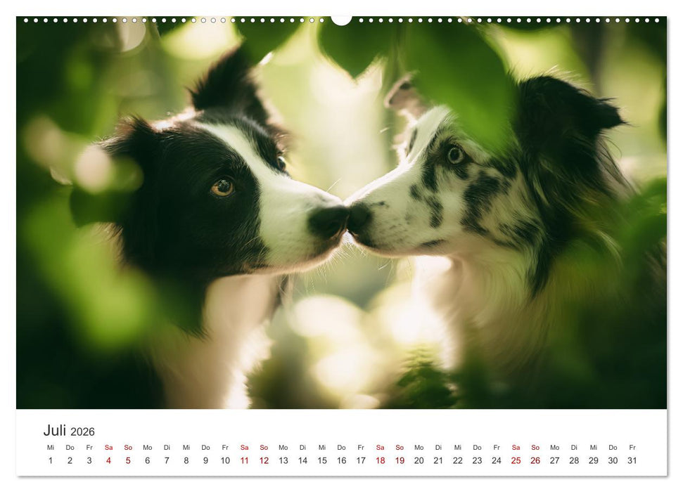 Schön, schlau, schnell! - Der Border Collie - Kalender (CALVENDO Premium Wandkalender 2026)