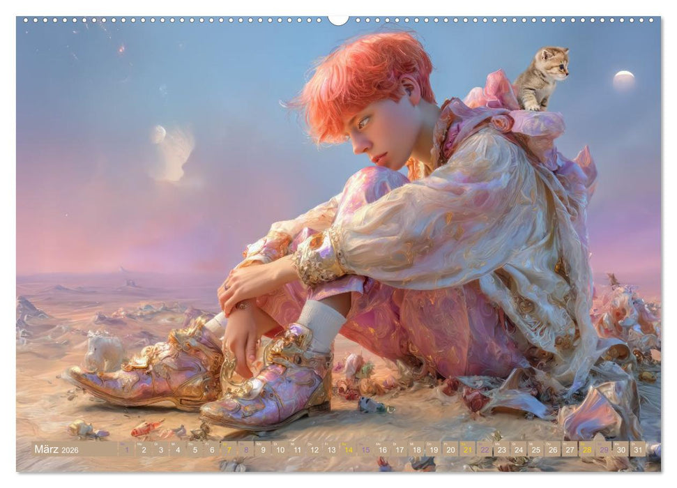 Anmutige Menschen - Atmosphärisch und verträumt (CALVENDO Premium Wandkalender 2026)