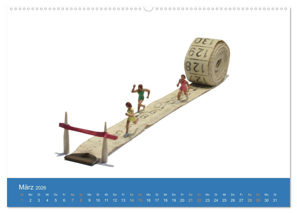 Little Art Sport Kunstkalender (CALVENDO Premium Wandkalender 2026)