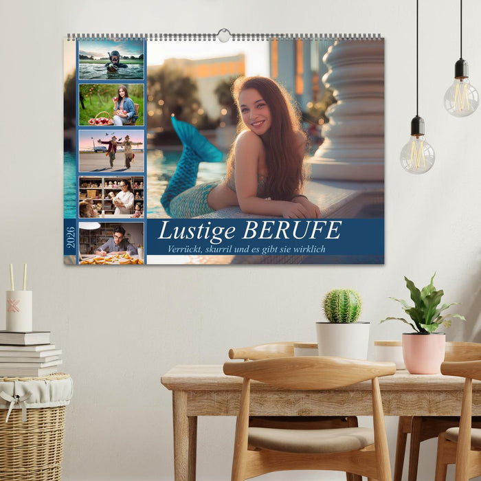 Lustige Berufe (CALVENDO Wandkalender 2026)
