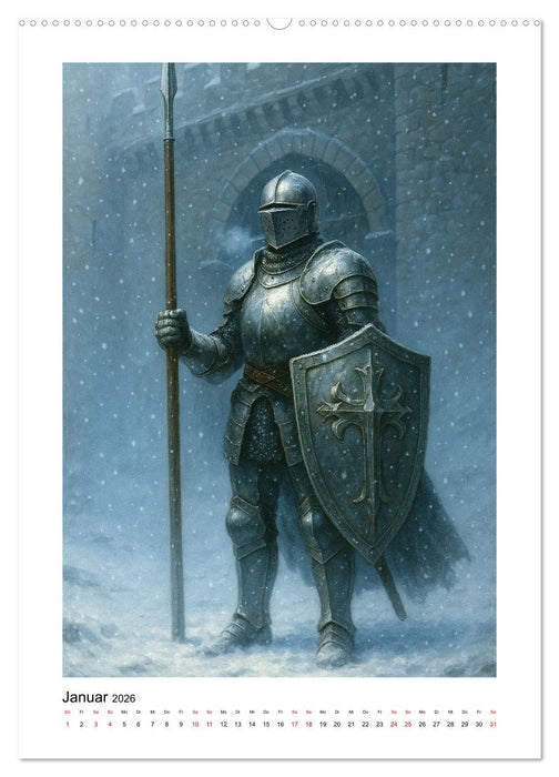 Ritter - Ehrenmänner (CALVENDO Wandkalender 2026)
