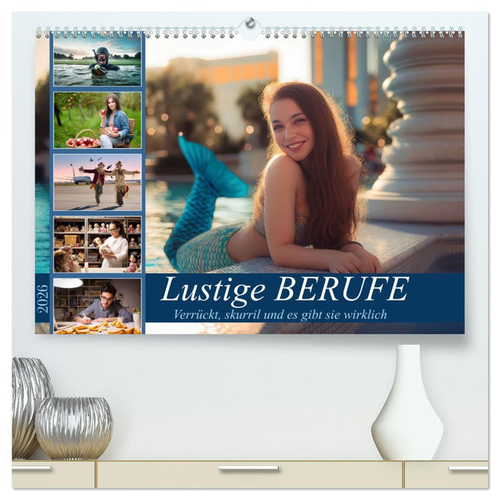 Lustige Berufe (CALVENDO Premium Wandkalender 2026)