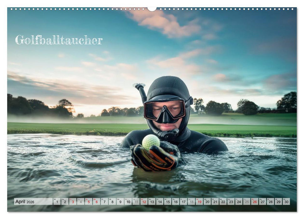 Lustige Berufe (CALVENDO Premium Wandkalender 2026)