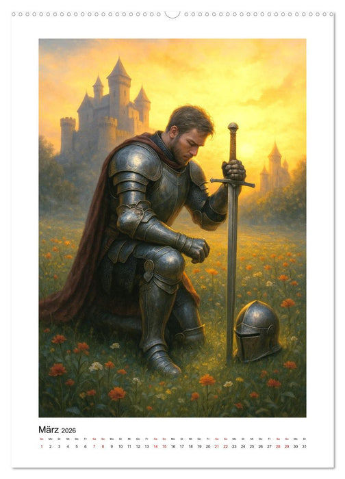 Ritter - Ehrenmänner (CALVENDO Premium Wandkalender 2026)