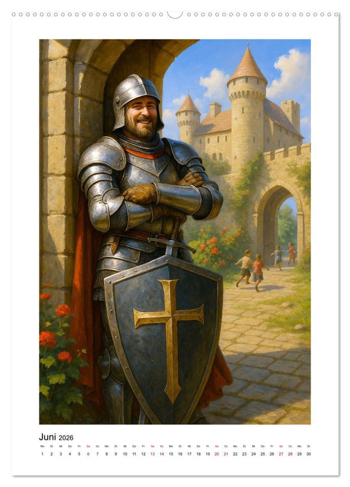 Ritter - Ehrenmänner (CALVENDO Premium Wandkalender 2026)