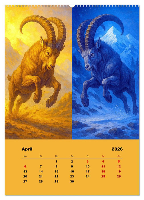 Spiegelwildnis (CALVENDO Premium Wandkalender 2026)