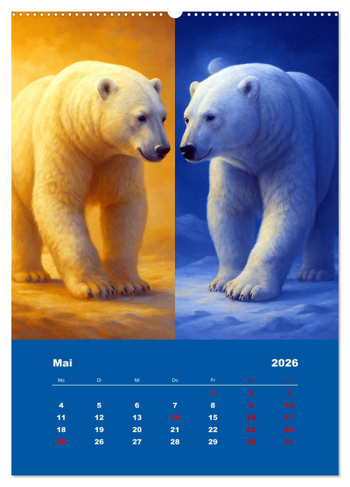 Spiegelwildnis (CALVENDO Premium Wandkalender 2026)