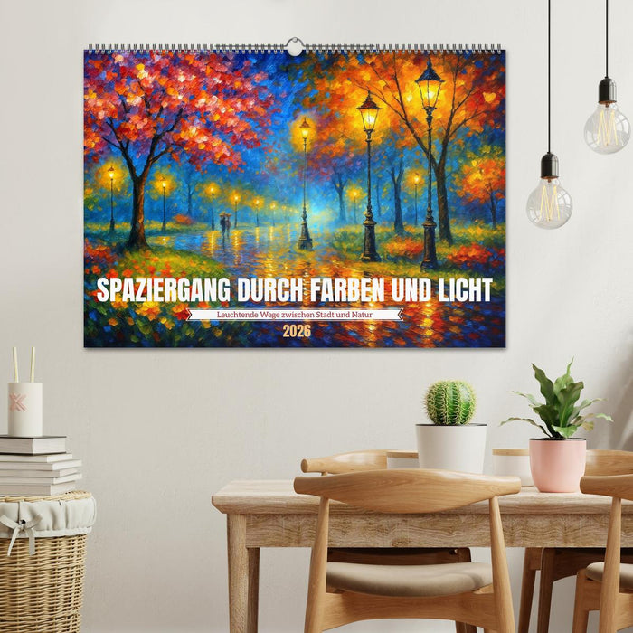 Spaziergang durch Farben und Licht (CALVENDO Wandkalender 2026)