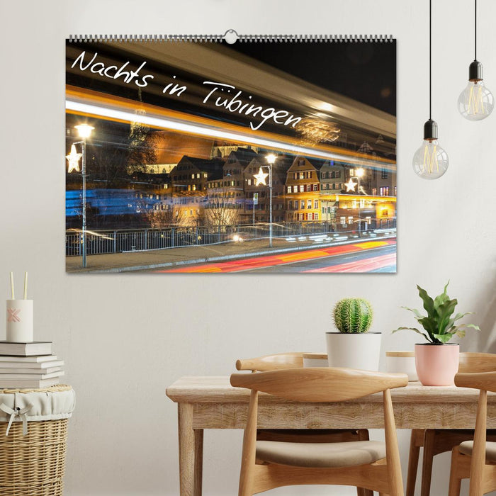 Nachts in Tübingen (CALVENDO Wandkalender 2026)
