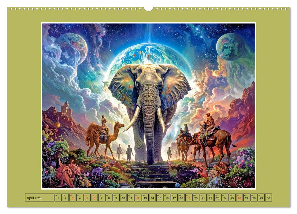 Surrealistische Visionen (CALVENDO Premium Wandkalender 2026)