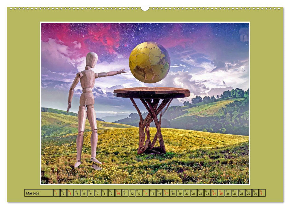 Surrealistische Visionen (CALVENDO Premium Wandkalender 2026)